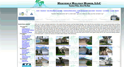 Desktop Screenshot of heavenlyholidayhomes.com