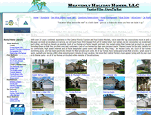 Tablet Screenshot of heavenlyholidayhomes.com
